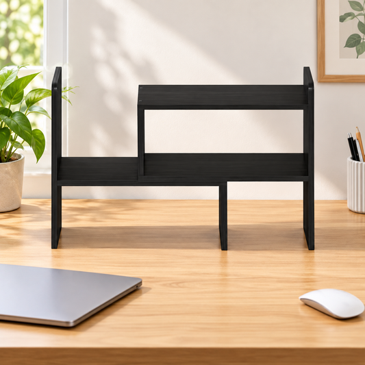 Multi-Tier Desktop Organizer Bookshelf