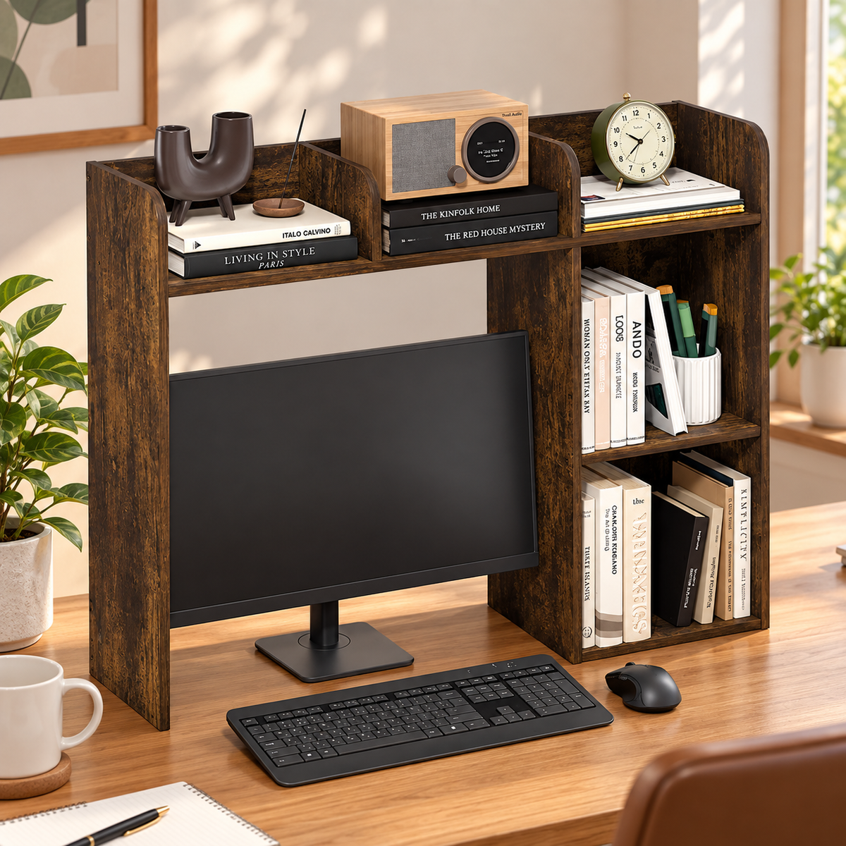 5-Shelf Desktop Hutch Organizer