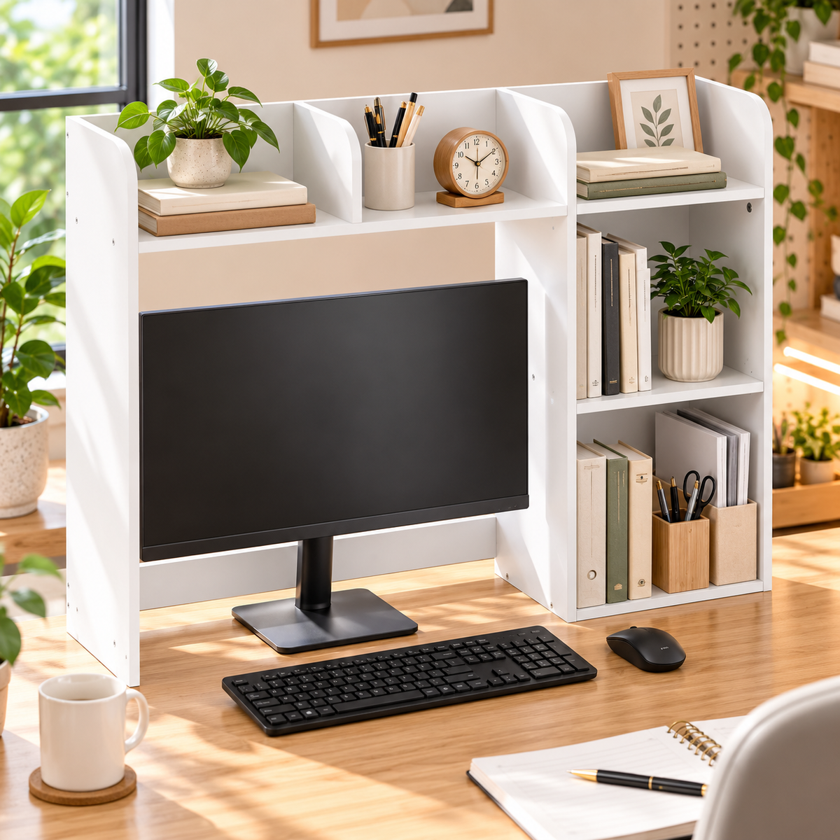 5-Shelf Desktop Hutch Organizer